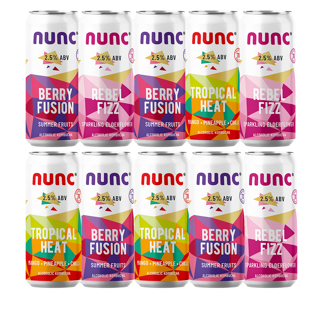 
                  
                    Sampler Pack of Alcoholic Nunc (10 x 330ml cans)
                  
                